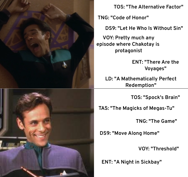 There are only two types of Bad Star Trek Episodes