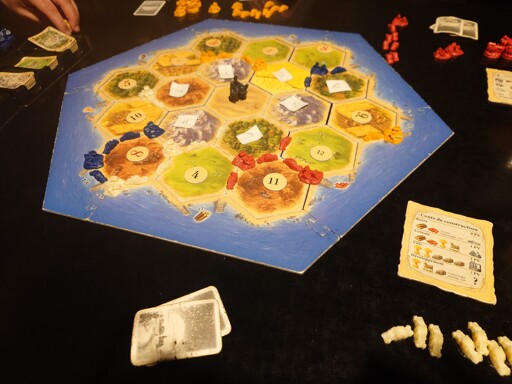 Carte du jeu Catan