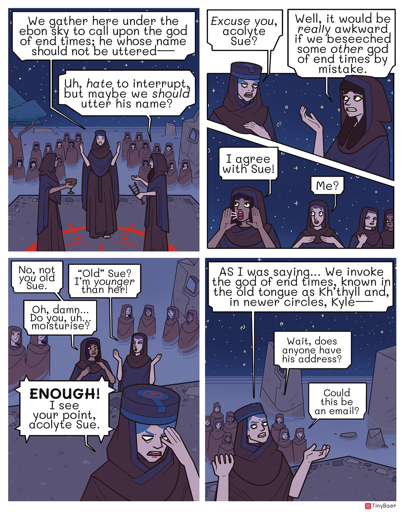 Cult Commotion [@tinybaer]