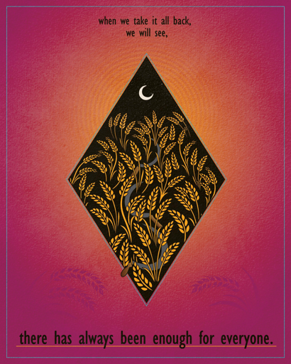 there was always enough air, food, and water for us all