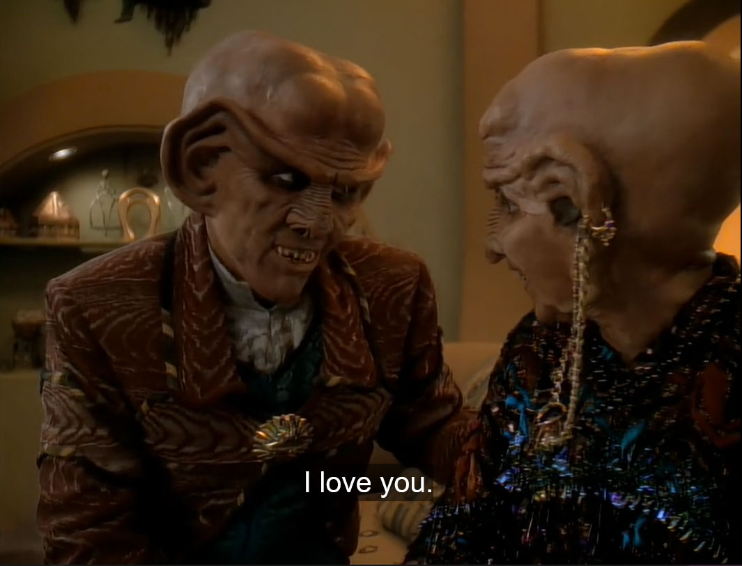 It's a fact that DS9 has more Quark screen time than all other Star Treks combined.