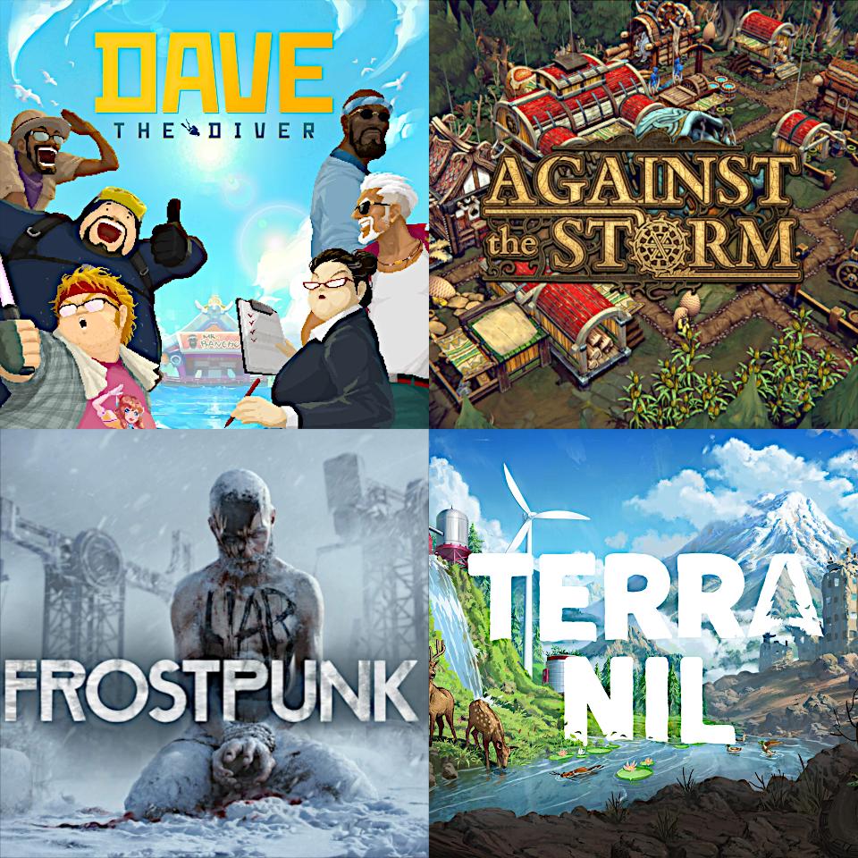 My games selection for Summer, Autumn, Winter and Spring